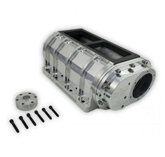 The Blower Shop B2213 6-71 Billet 2 Lobe Blower Case Polished Finish