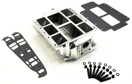 The Blower Shop B2530 Blower Manifold Polished suit SB Chev w/ Standard Port