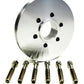 The Blower Shop B4212 Accessory V-Pulley suit BB Chev w/ 6-Bolt Hub 1V Polished