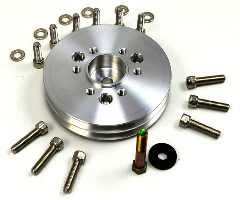 The Blower Shop B4225 Accessory V-Pulley suit SB Chev 2V Polished