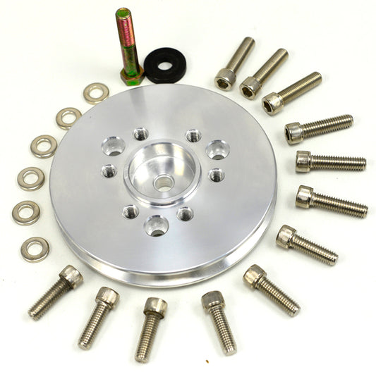 The Blower Shop B4226 Accessory V-Pulley suit SB Chev 1V Polished