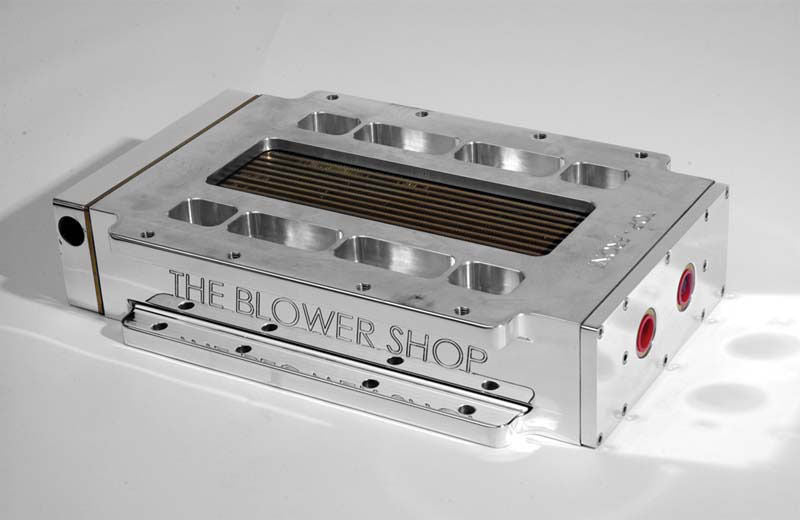 The Blower Shop B5050 Polished Tbs Intercooler 4 Thick 71 Series Superchargers