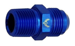 Phenix B638-4 Aluminium Fitting Male 3/8"Npt To Male -6an Flare Blue