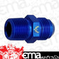 Phenix B638-4 Aluminium Fitting Male 3/8"Npt To Male -6an Flare Blue