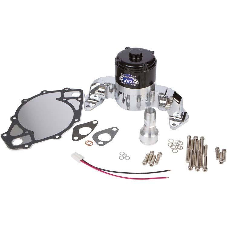 CVF Racing CVF-BBF-EWP BBF-EWP Ford 429-460 Big Block Electric Water Pump - 35 GPM Chrome