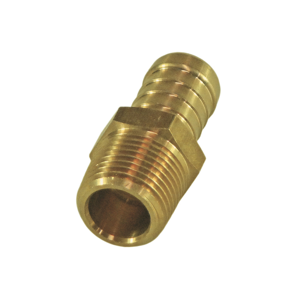 Brass Holden V8 Manifold Water Outlet 5/8" (15.9mm) Hose X 1/2" (12.7mm) BSP