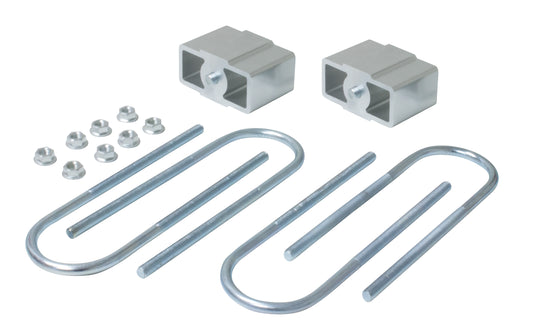 Lowering Block Kit 3" (75mm), 13mm Locating Pins, 75mmx12mm Ubolts - Mazda B2000/B2500/B2600/E1600/E2000, Chrysler Valiant Charger, Ford Courier/Econovan,Holden H Series, Mitsubishi Galant/Lancer, Ford Mustang 6 Cyl V8 70mm Axle
