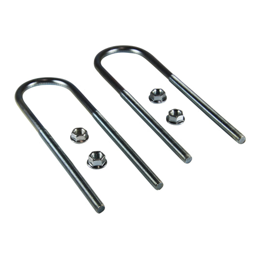 Differential U-Bolts 65mm ID, 12mm thread, 260mm Long with serrated nuts