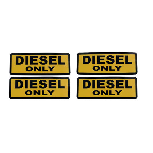 'Diesel Only' Decal Set - Small