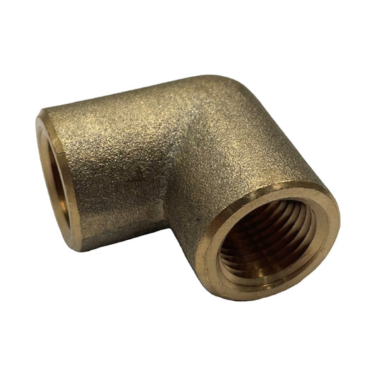 Brass Female Elbow Fitting 1/4" (6.3mm) Female BSP Thread