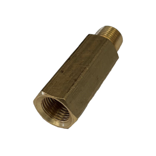 Brass Small Block Chev Oil Switch Extension Fitting 1/8" (3.2mm) BSP Thread