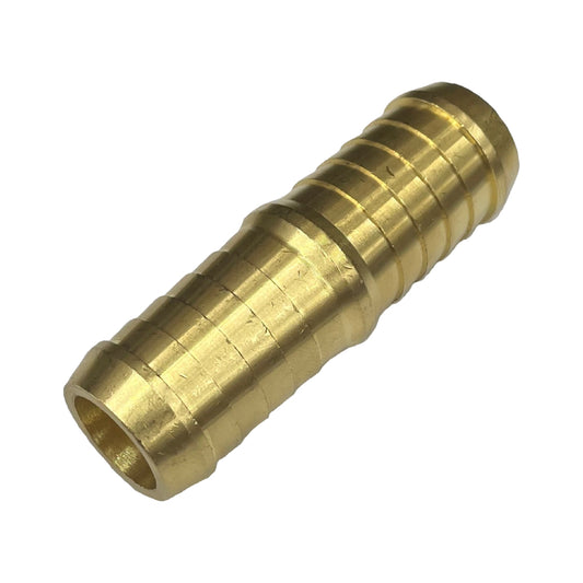 Brass Straight Male Joiner 3/4" (19.1mm) Barbed Hose Tube Ends