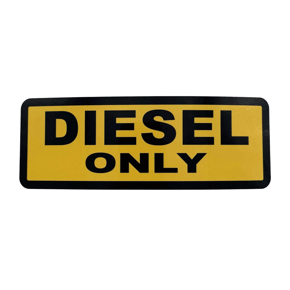 'Diesel Only' Decal - Large