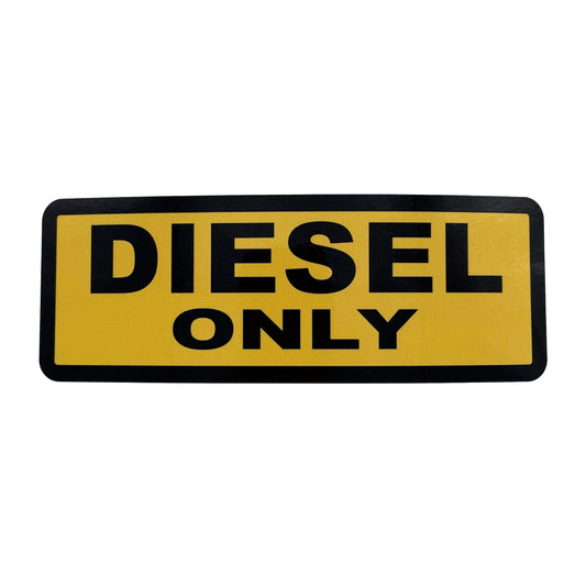 'Diesel Only' Decal - Large
