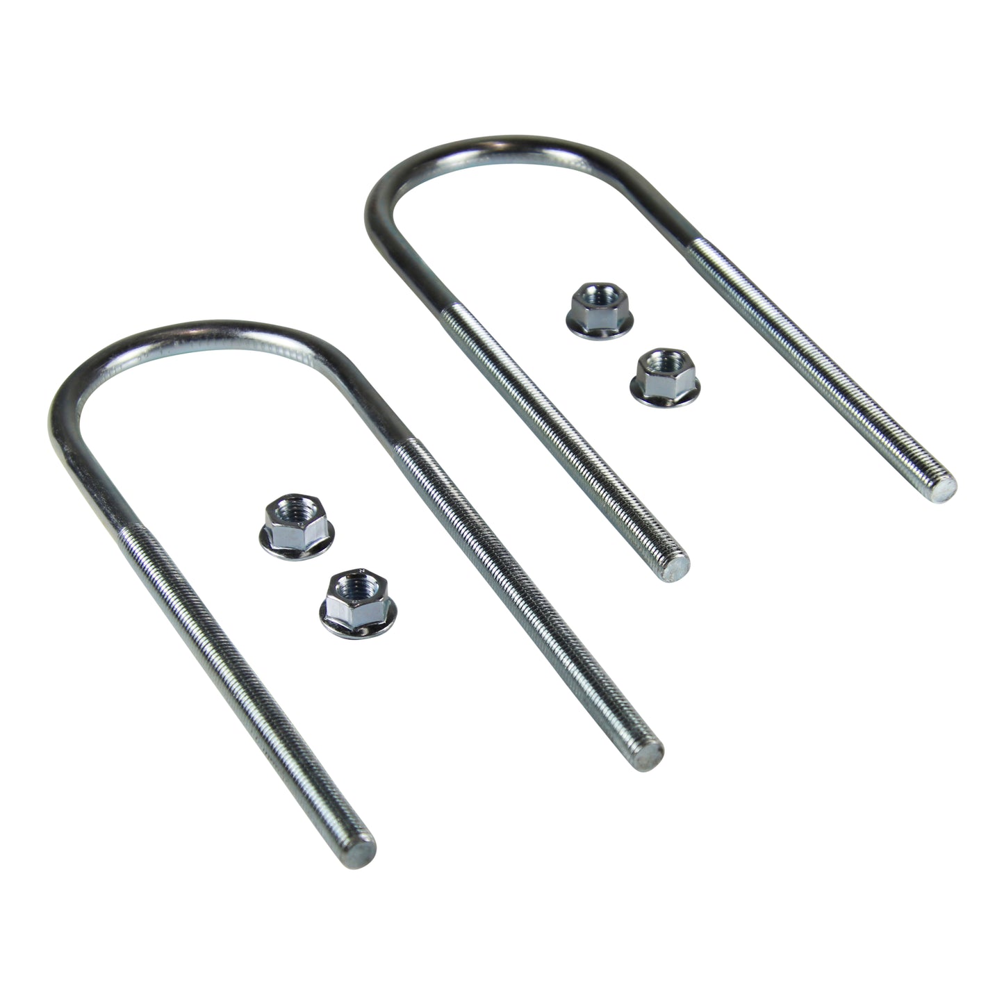Differential U-Bolts 85mm ID, 12mm thread, 260mm Long with serrated nuts