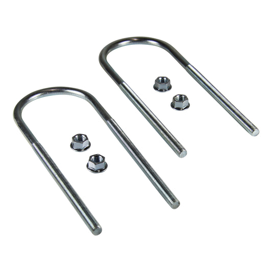 Differential U-Bolts 85mm ID, 12mm thread, 260mm Long with serrated nuts