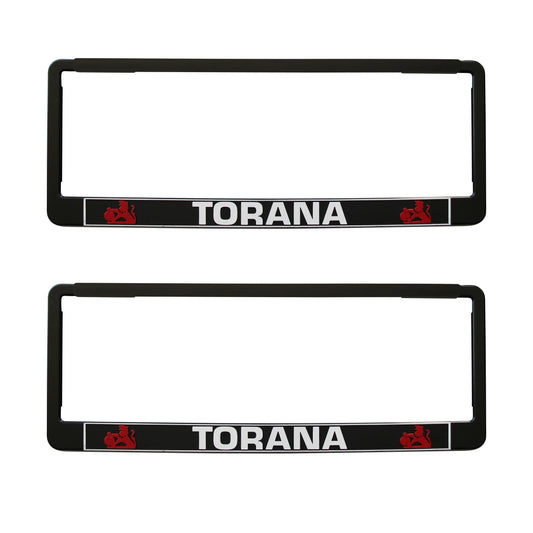 PAIR Torana Polymer Number Plate Frames. Suits 6 Digit Number Plates