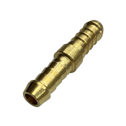 Brass Straight Reducing Joiner 5/16" (7.9mm) to 3/8" (9.5mm) Hose Tube Ends
