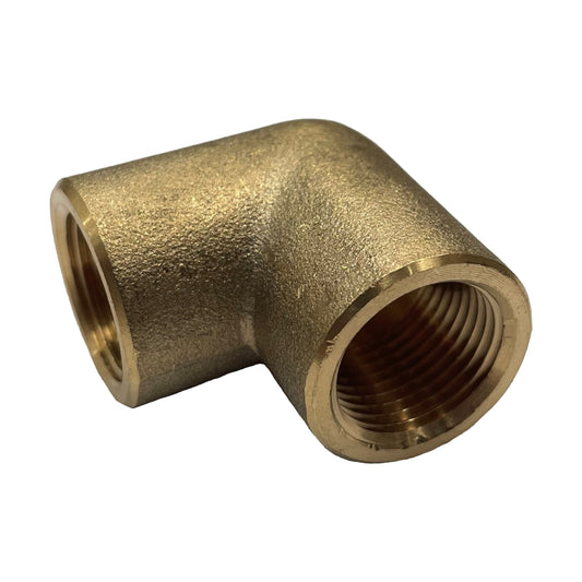 Brass Female Elbow Fitting 3/8" (9.5mm) Female BSP Thread