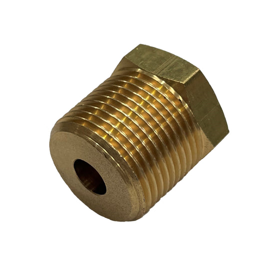 Brass Reducing Hex Bush 3/4" (19.1mm) Male to 1/8" (3.2mm) Female BSP Thread