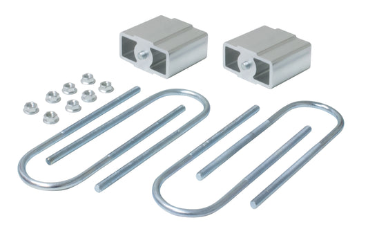 Lowering Block Kit 4" (100mm), 13mm Locating Pins, 75mmx12mm Ubolts - Mazda B2000/B2500/B2600E1600/E2000, Chrysler Valiant Charger, Ford Courier/Econovan, Mitsubishi Galant, Holden H Series, Mitsubishi Lancer, Ford Mustang 6 Cyl and V8 70mm Axle