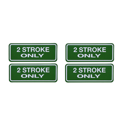 '2 Stroke Only' Decal Set - Small