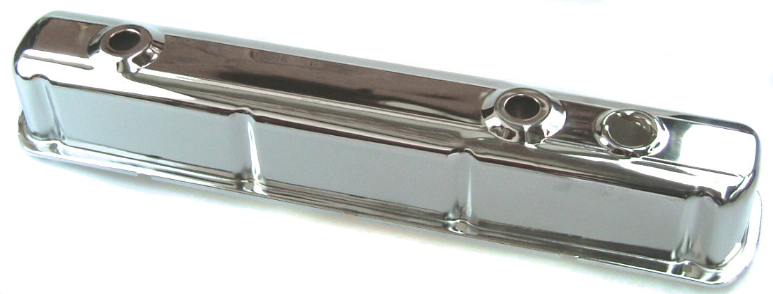 Valve Cover Chrome Holden 6 Blue + Black Motor 3 holes Baffled