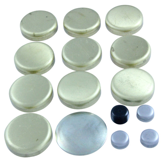 Engine Master Australia WPK308 Wpk 308 Holden V8 Brass Welch Plug Kit 253-355 Cid Red Blue & Black Engines