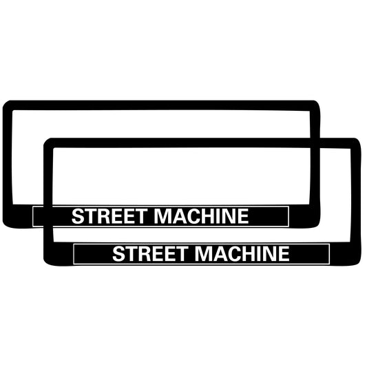 PAIR Street Machine Polymer Number Plate Frames. Suits 6 Digit Number Plates