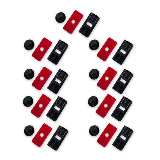 Aunger Louvre Fitting Kit Rear Louvre Mounting Clips set of 9 (LAT9)