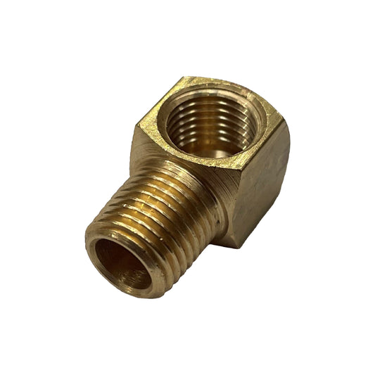 Brass Male and Female Elbow 1/4" (6.3mm) BSP Thread