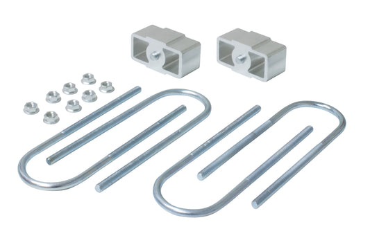 Lowering Block Kit 2" (50mm), 13mm Locating Pins, 75mmx12mm Ubolts - Mazda B2000/B2500/B2600/E1600/E2000, Chrysler Valiant Charger, Ford Courier/Econovan,Holden H Series, Mitsubishi Galant/Lancer, Ford Mustang 6 Cyl V8 70mm Axle