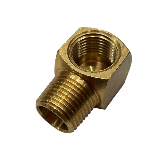 Brass Male and Female Elbow 1/2" (12.7mm) BSP Thread
