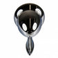 TFI-40305 4" Chrome Bullet Guard-Door-Fender Mount Classic Sports Car Racing Mirror