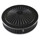 TFI-45729 Extraflow All Black Air Cleaner Filter 9"x 2" Assy fit Holley 5-1/8" Base