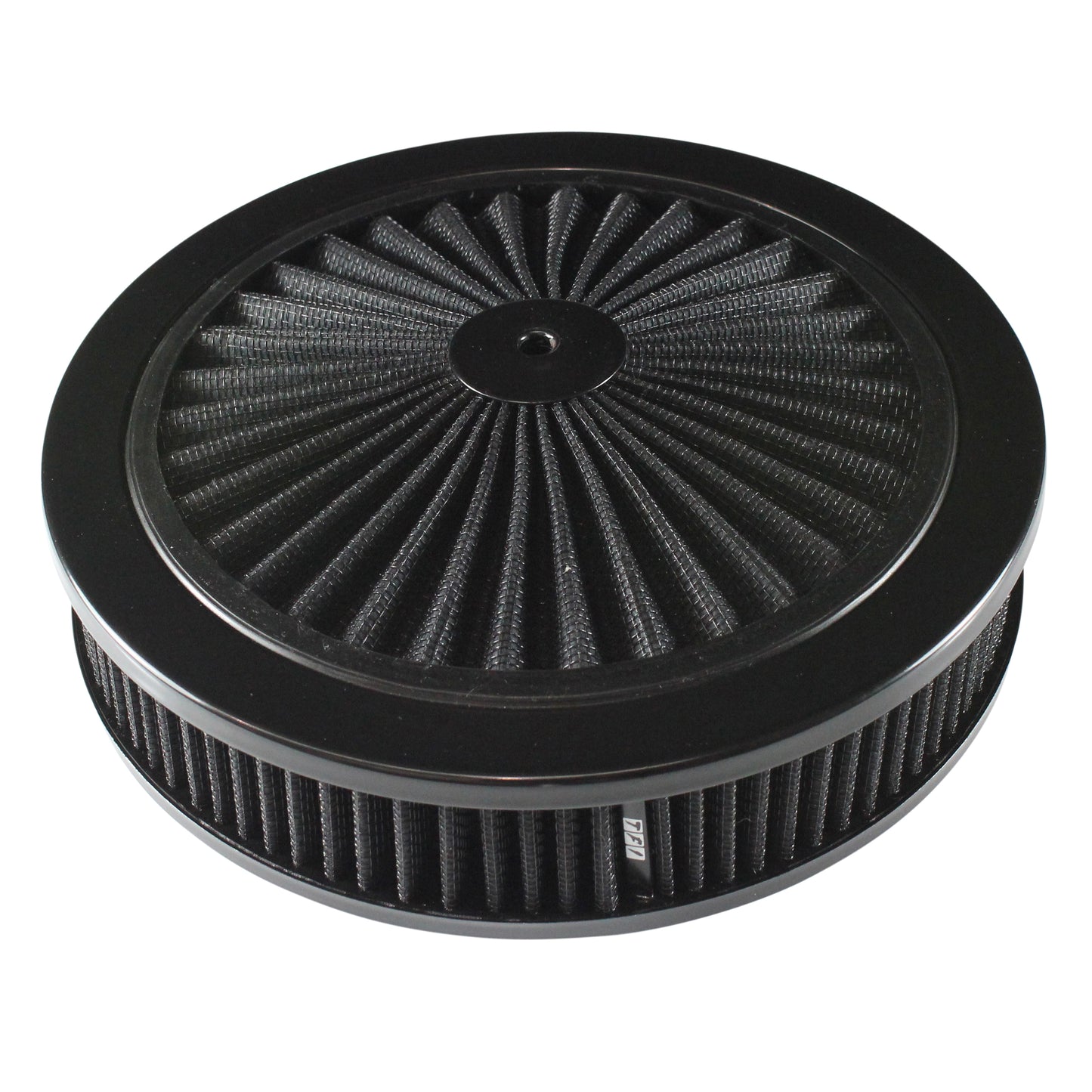 TFI-45729 Extraflow All Black Air Cleaner Filter 9"x 2" Assy fit Holley 5-1/8" Base