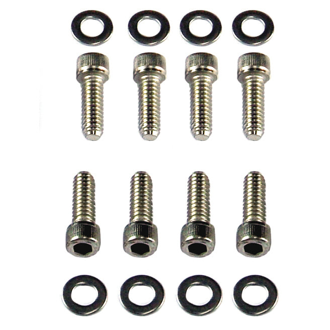 Valve Cover Bolts Chevrolet Sm Blk Chrome Socket Head XLong suit Alloy Cover-Set