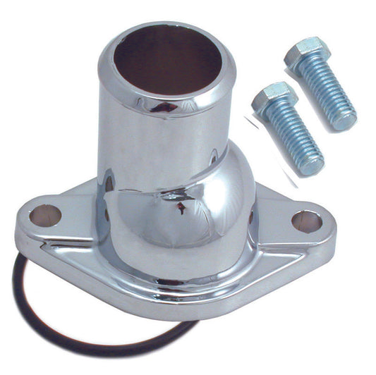 TFI Racing 4727 Water Neck Chevrolet Small + Big Block Straight Chromed Alloy O-Ring and Bolts