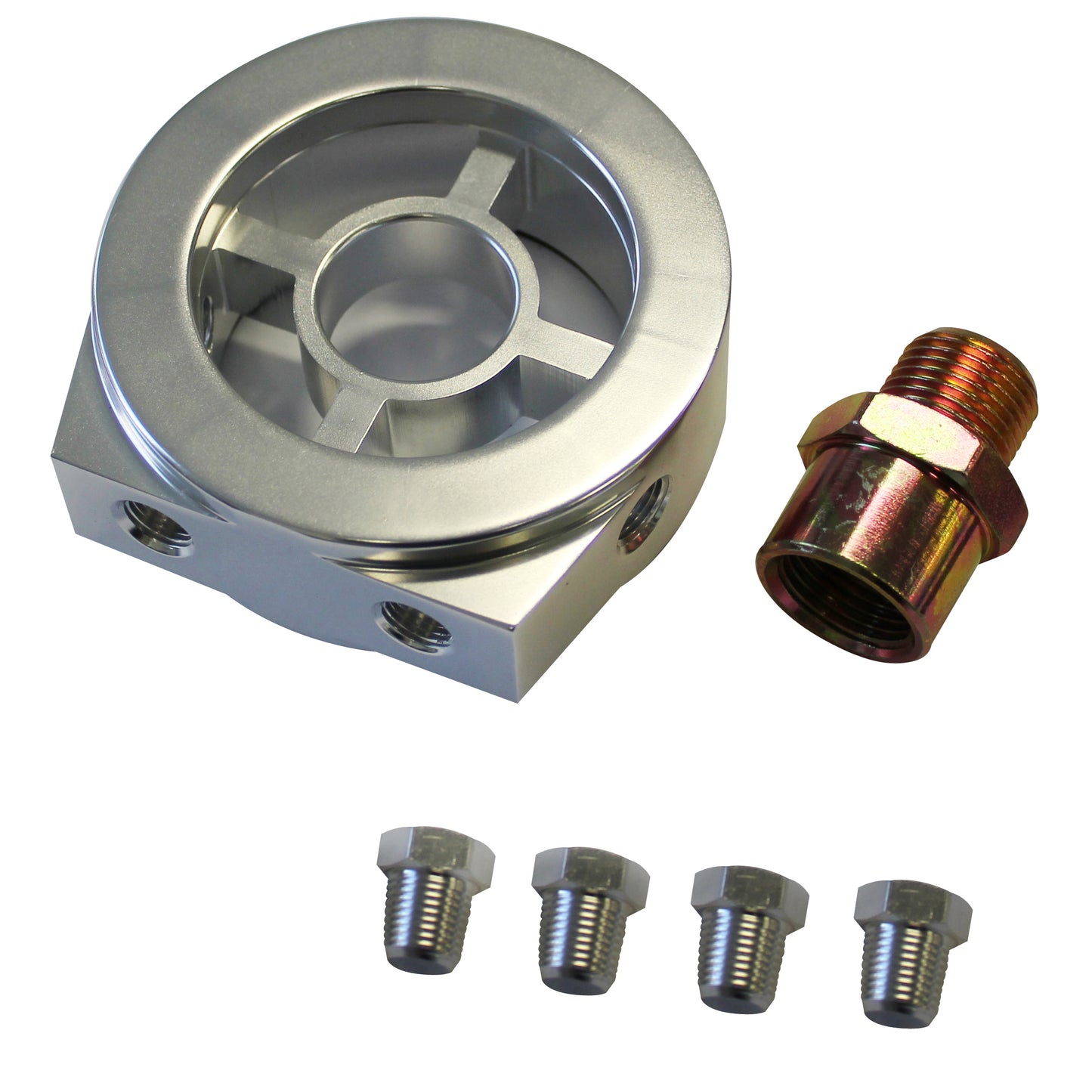 TFI-3313 Oil Pressure & Oil Temp Adapter 3/4"-16 Thread - Ford, Toyota, Nissan