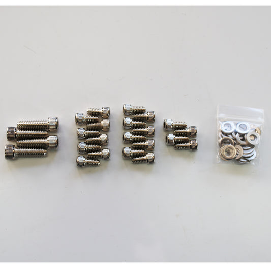 Oil Pan Bolt Kit Holden 6 161-179-186-192-202 Chrome Socket Head with Washers