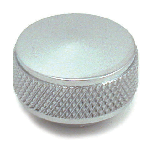 TFI Racing 1758 Air Cleaner Nut Small Knurled Billet Chromed 1/4"-20 Thread 29mm wide