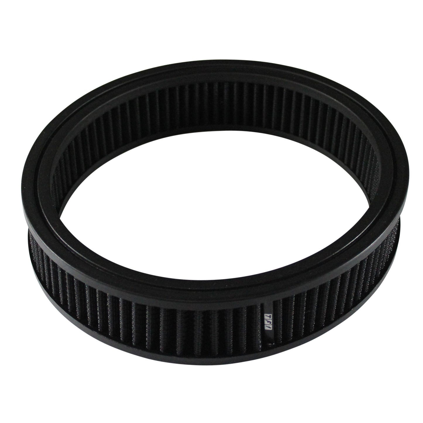 Air Cleaner Filter Element Black 9" Wide 2" Tall Round High Performance Cotton (TFI-68-101)