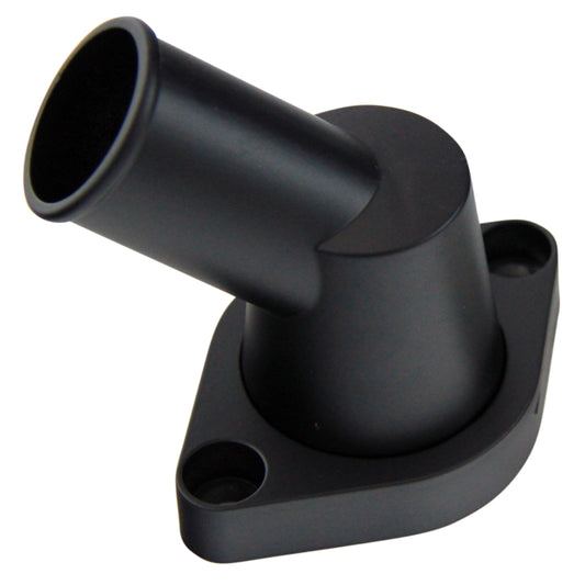 Water Neck Chevrolet Small Big Block 45 Degree Black Alloy Swivel 360 Degree