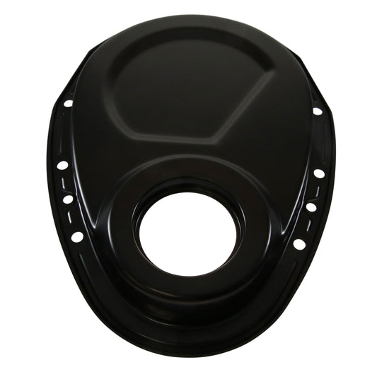 Timing Cover Chevrolet Small Block 283-305-327-350-400 Engines Black Steel
