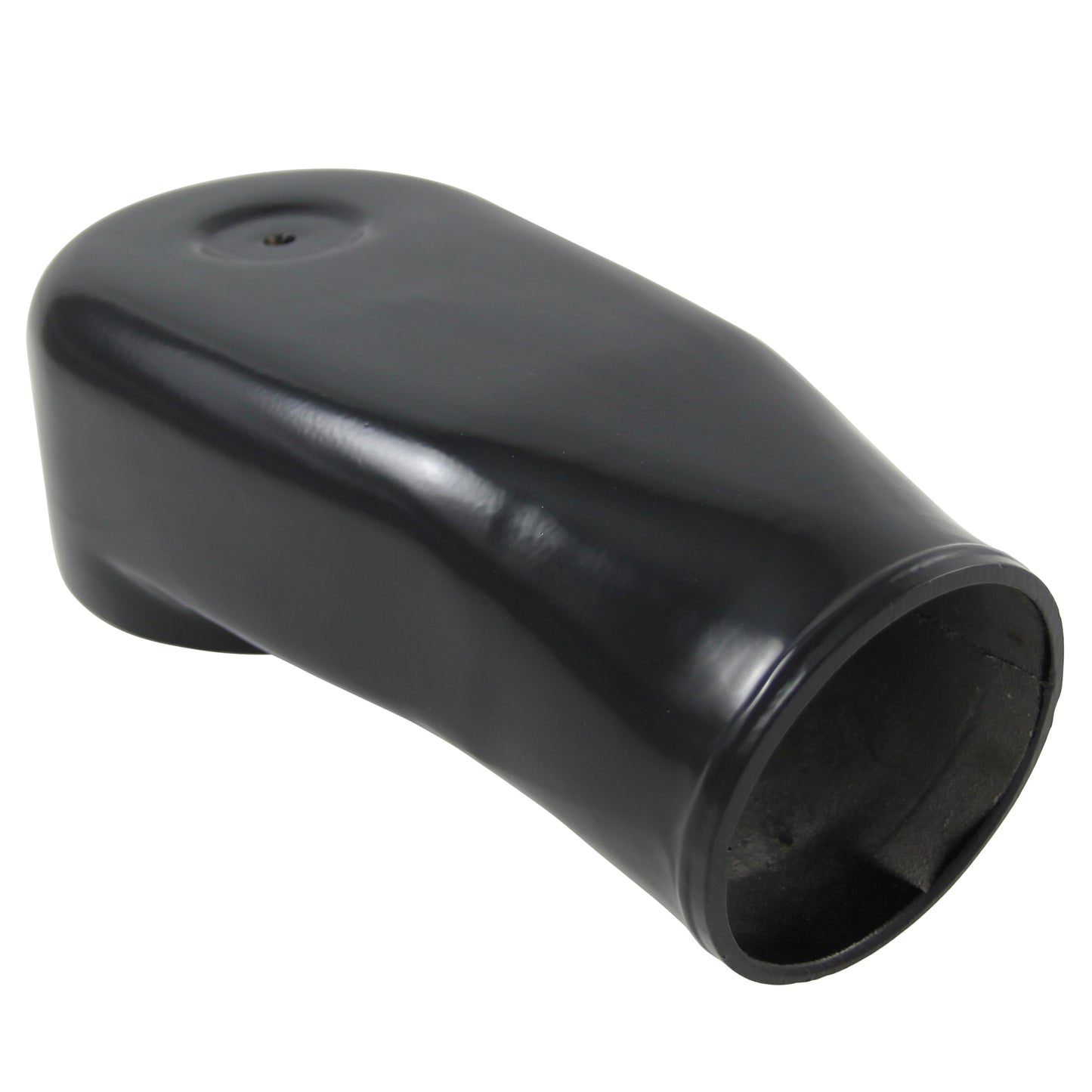 Air Intake Plenum Black Single Inlet 4" inch (100mm) fit Holley 5-1/8" Neck Carb