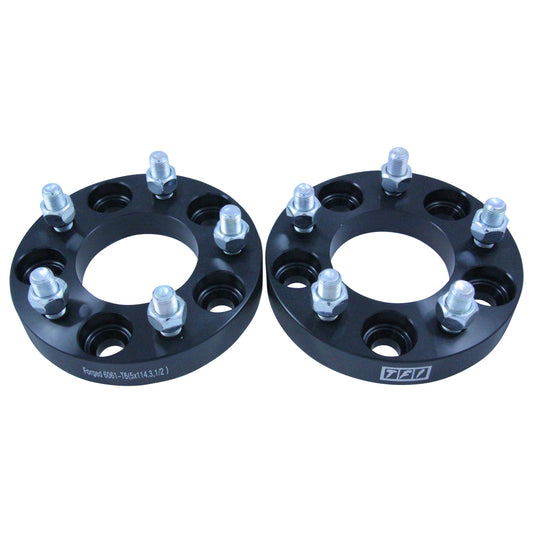 Bolt On Billet Wheel Spacer Kit 25mm Thick Size 5x114.3PCD 1/2 Inch Stud