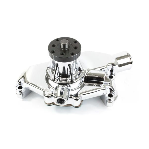 Water Pump Sm Blk Chevrolet 265-350 Swp Polished Chromed Alloy Hi Volume