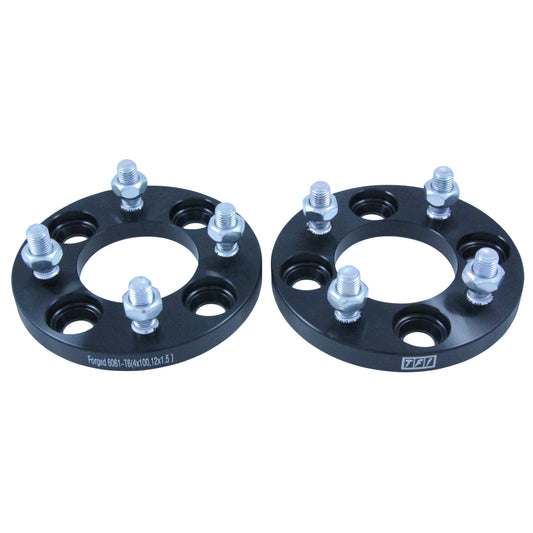 Bolt On Billet Wheel Spacer Kit 15mm Thick Size 4x100PCD 12mmx1.5 Stud