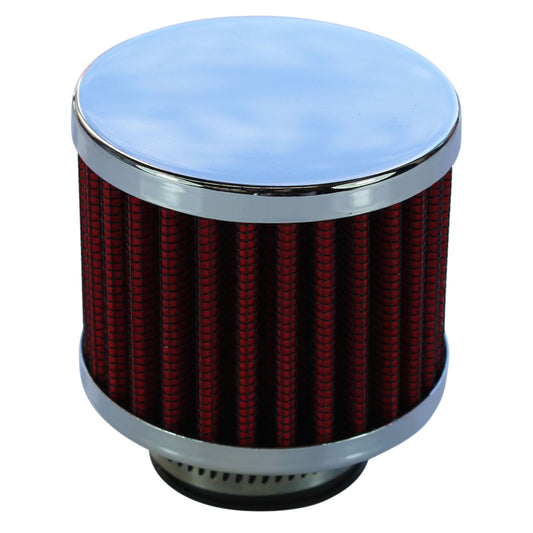 TFI Racing 68-060 Breather Cap Clamp On 1 3/8 Inch ID Red Element