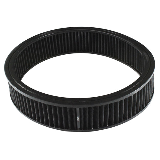 TFI Racing 68-211 Filter Element 14 Wide x 3 Tall Black Cotton Washable